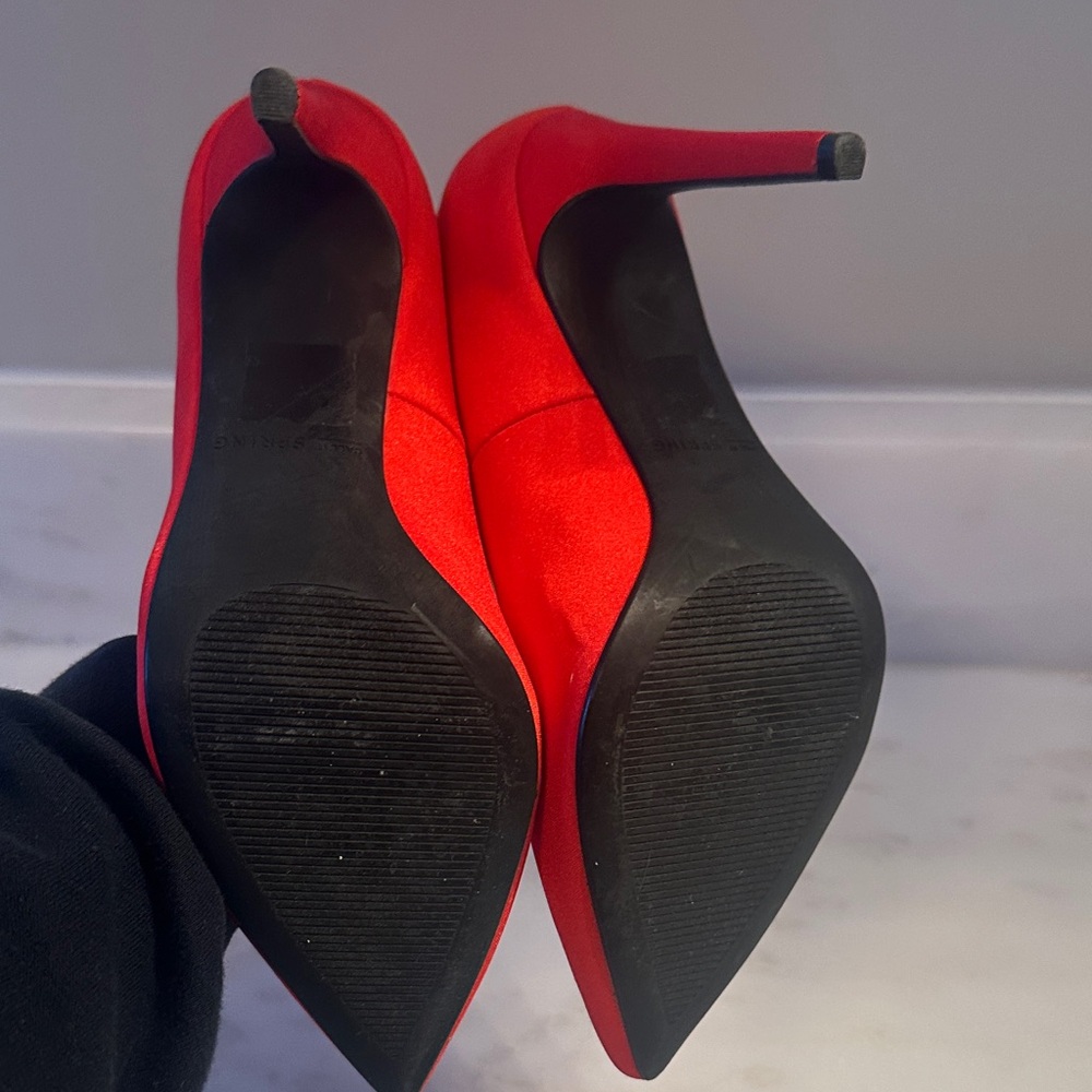 Call It Spring Bold Red Heels - Picture 7 of 8